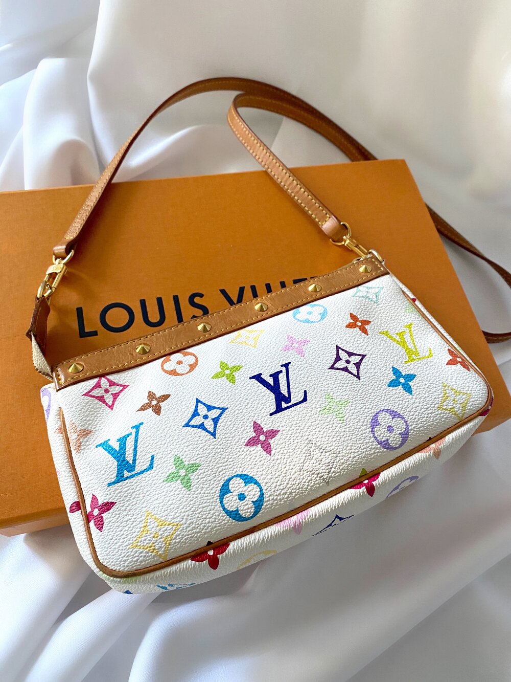 Louis Vuitton Multicolor Pochette Accessoires — Vic's Vintage