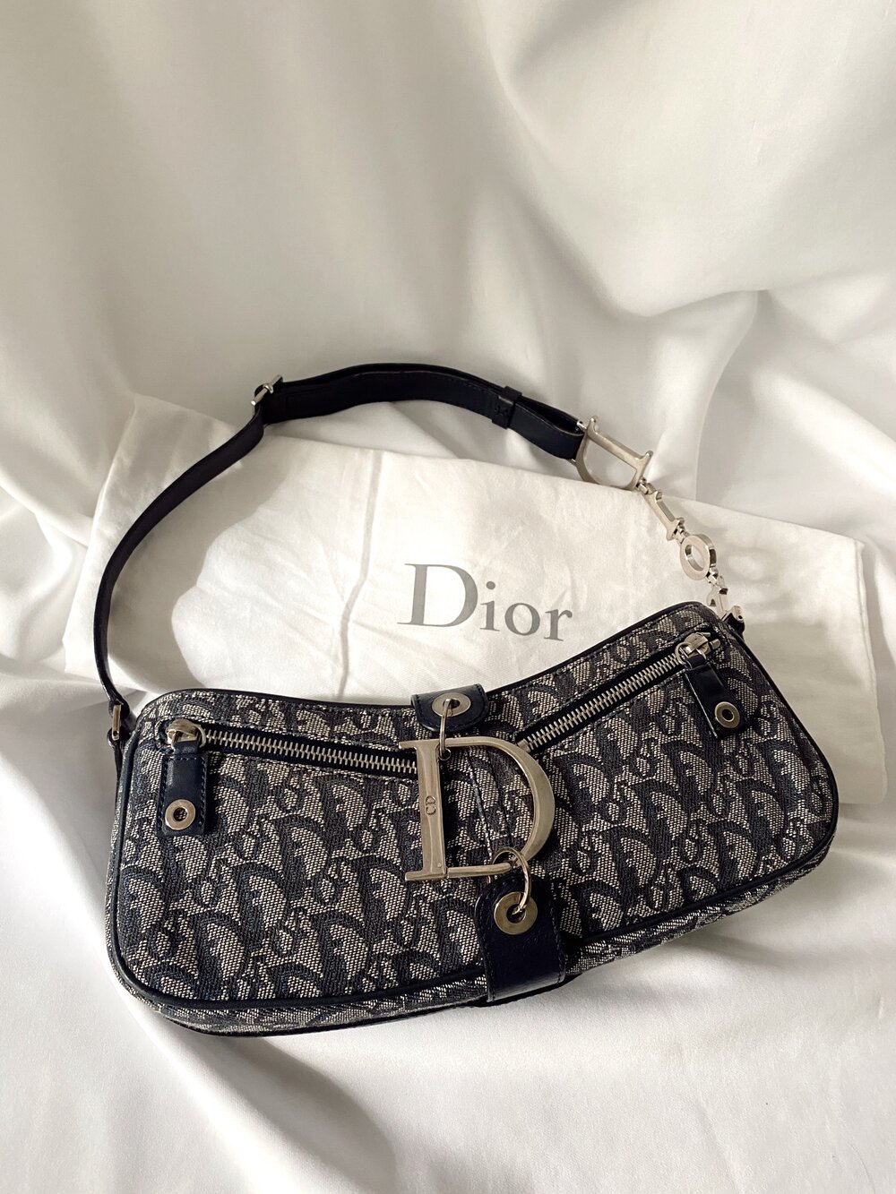 Dior Calfskin Charm Pochette — Vic's Vintage