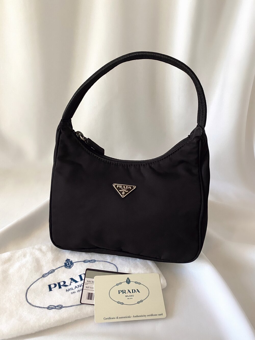 Prada Nylon Tessuto Pochette — Vic's Vintage