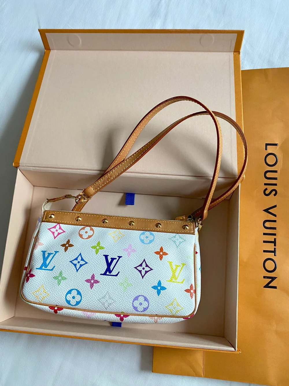 Louis Vuitton Pochette Acessories Multicolor Pouch