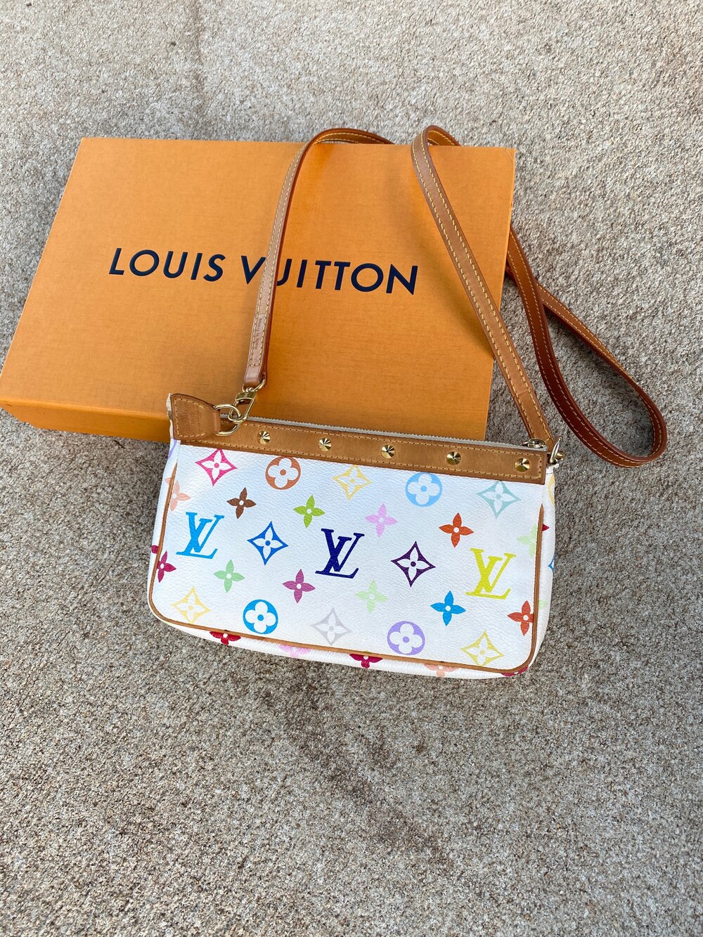 Women's Louis Vuitton Vintage Limited Edition Monogram Multicolore Pochette Accessoires Bag in 751,1681,775 | Shop Bazaar