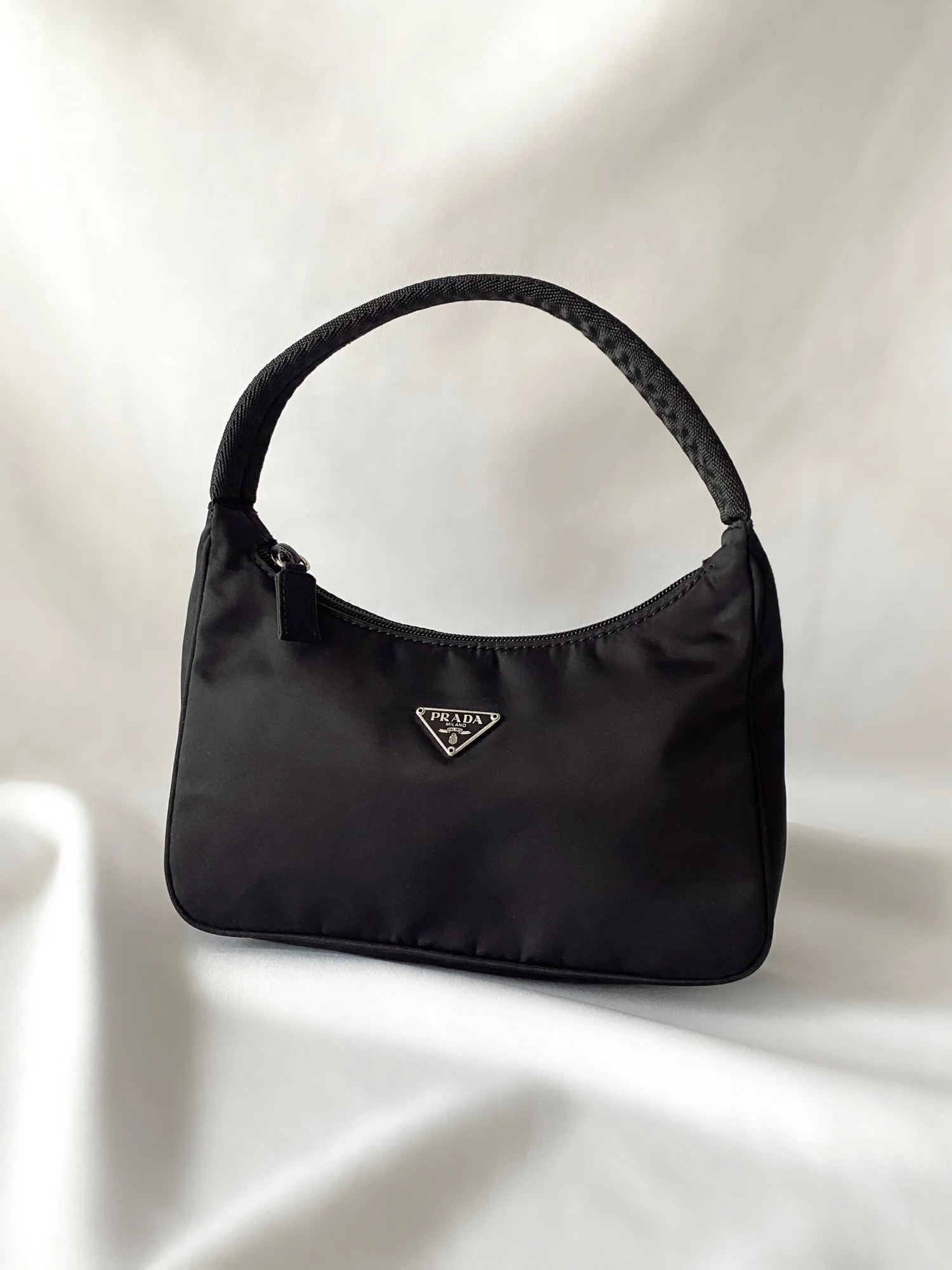 Prada Nylon Tessuto Mini Hobo — Vic's Vintage