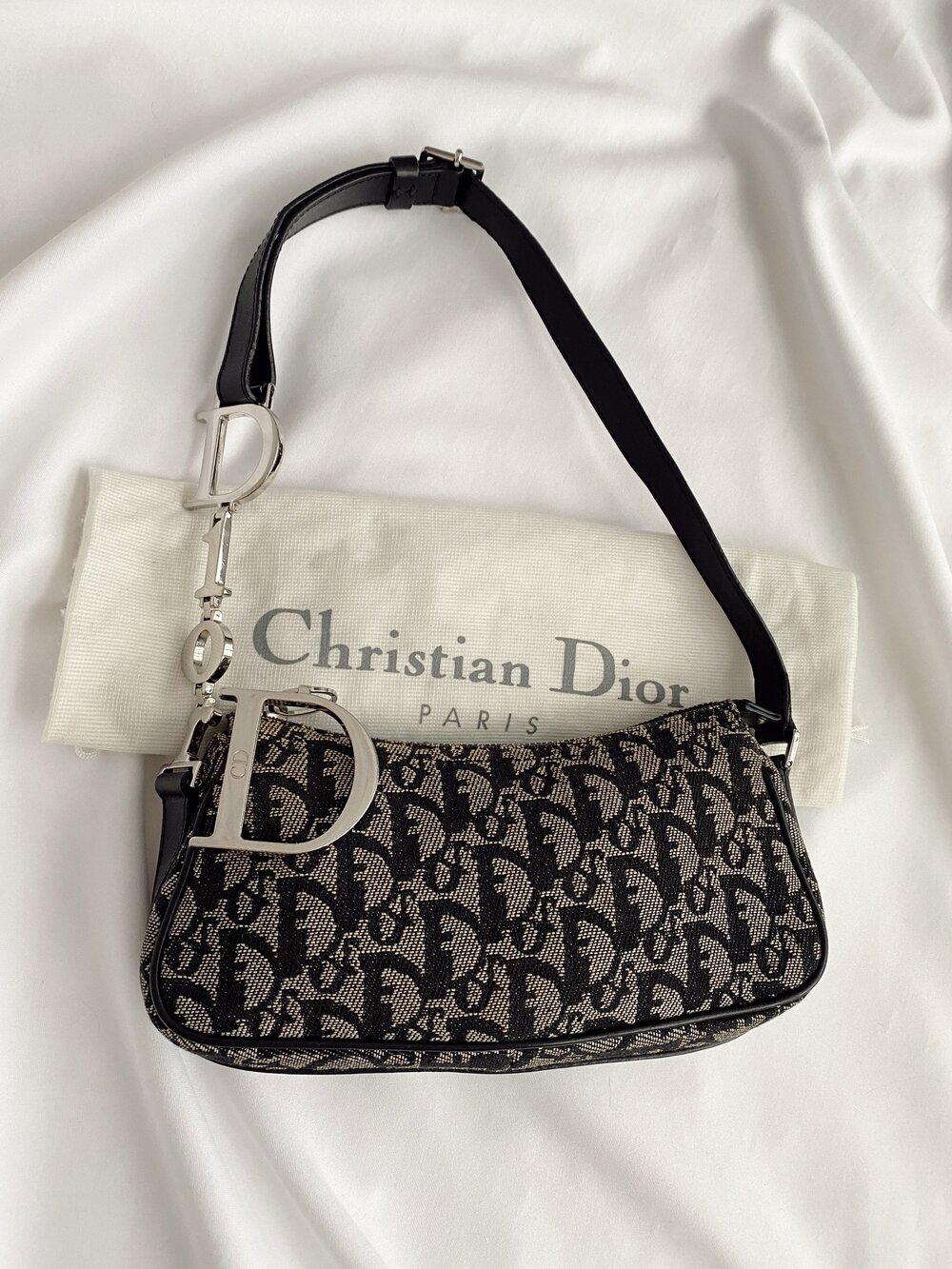 CHRISTIAN DIOR Vintage Trotter Shoulder Bag-US