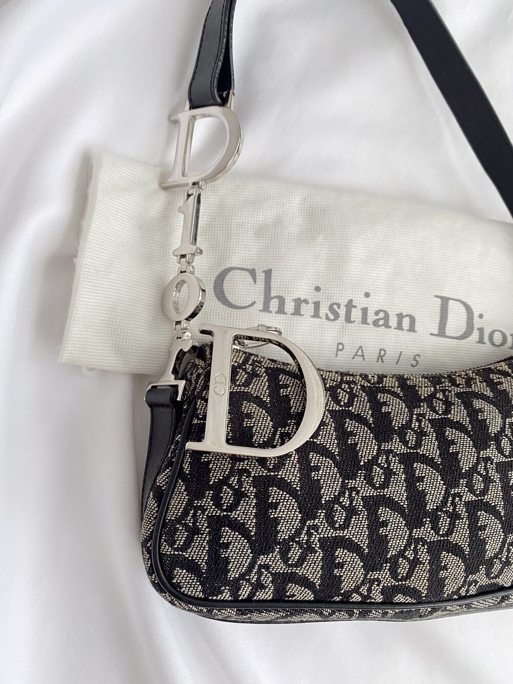 🦋SOLD🦋 DIOR TROTTER CHARM POCHETTE  Lady dior mini, Christian dior bags, Dior  clutch