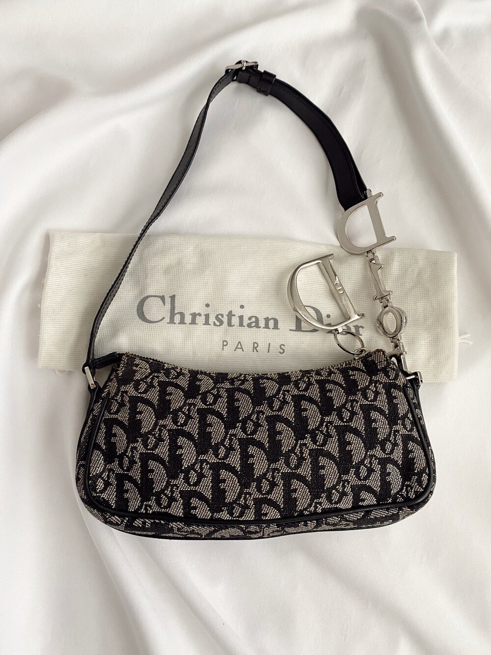 Dior Pochette - 7 For Sale on 1stDibs  christian dior pochette bag,  diorissimo charms pochette, pochette dior