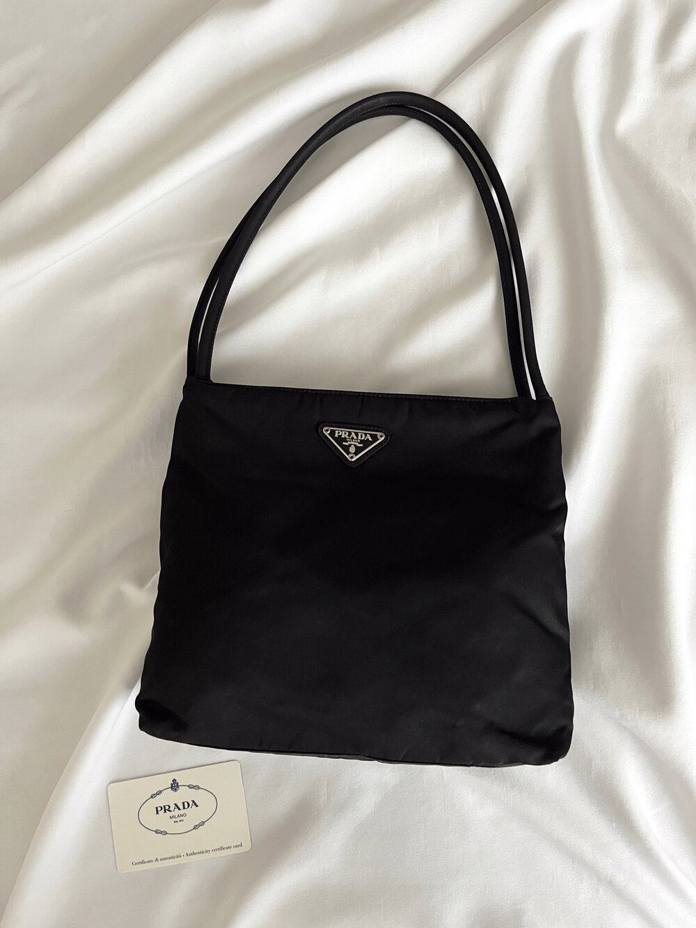 Prada Tessuto City Tote — Vic's Vintage