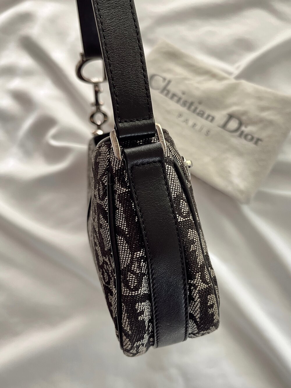 Dior Trotter Charm Pochette, Luxury, Bags & Wallets on Carousell