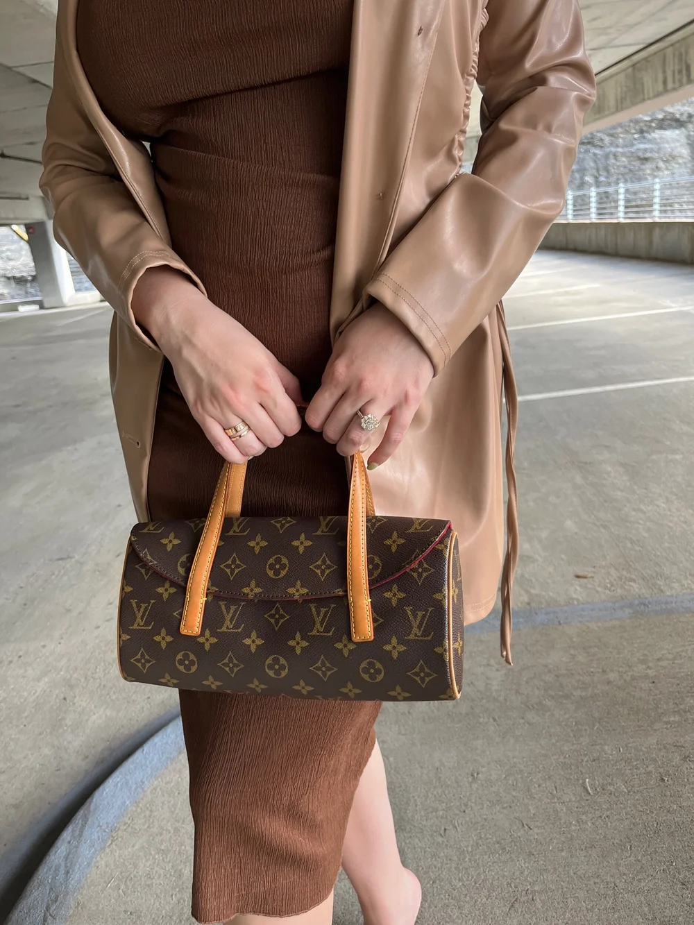 Louis Vuitton Vintage - Monogram Sonatine Bag - Brown - Monogram