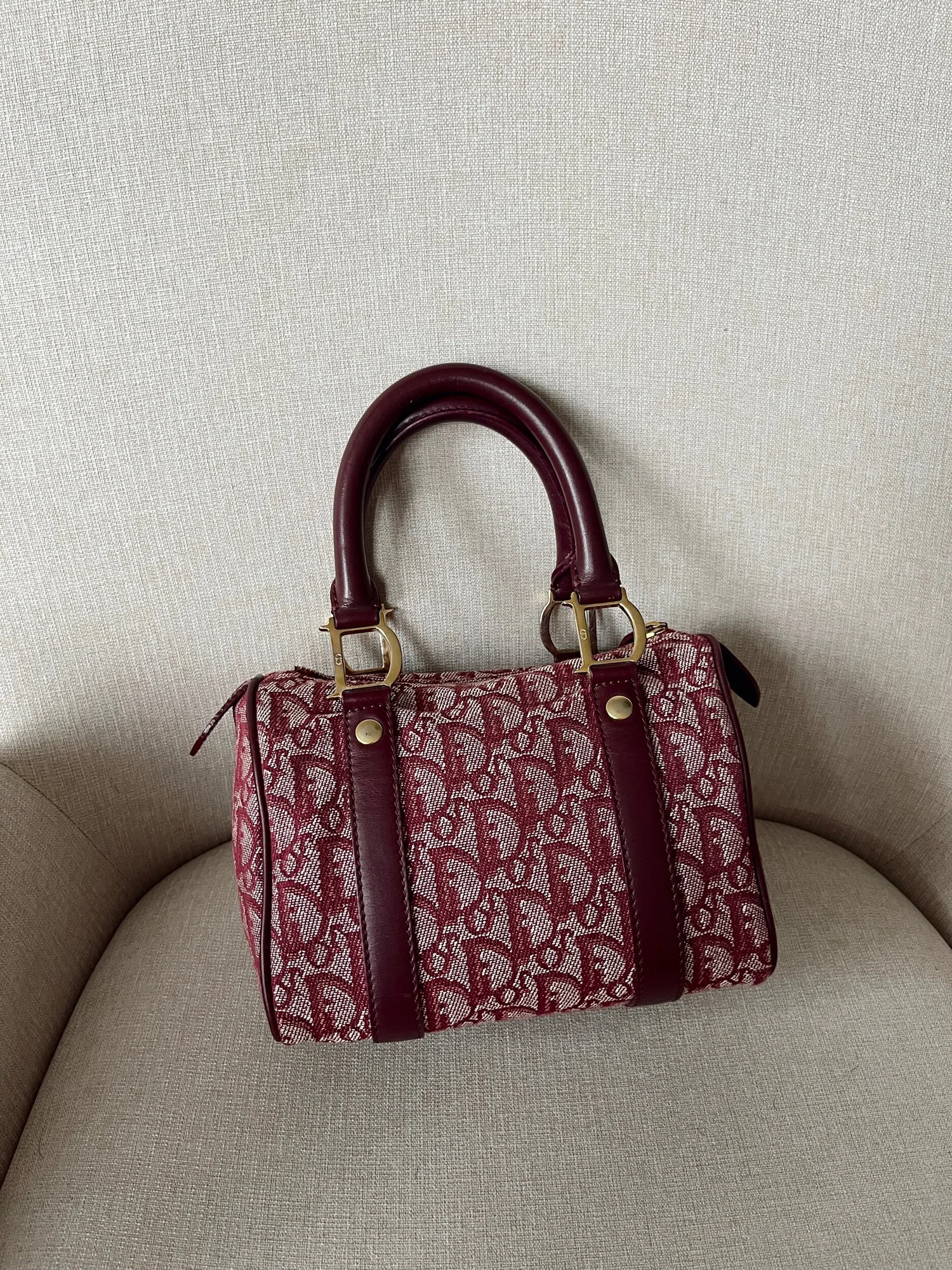 バッグ Christian Dior Trotter Mini Boston Bag Dior Trotter Mini Boston Bag — Vic's Vintage