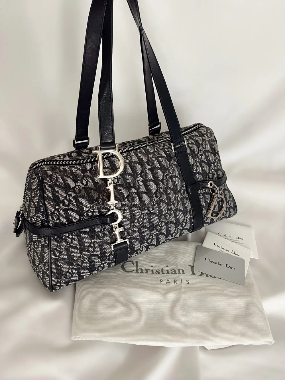 Christian Dior ボストン　トロッター Vintage Christian Dior Trotter Boston Bag | eBay
