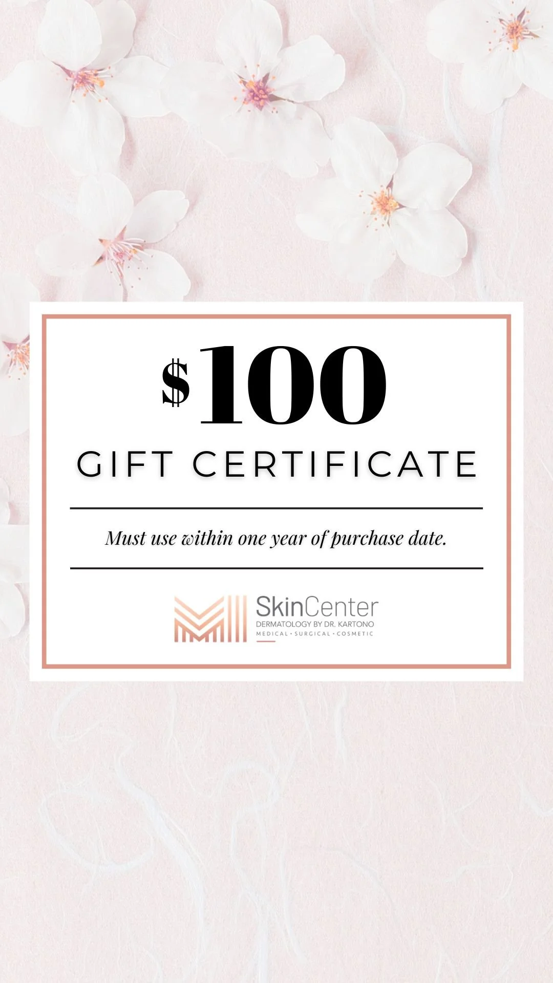 MI Skin Gift Certificate