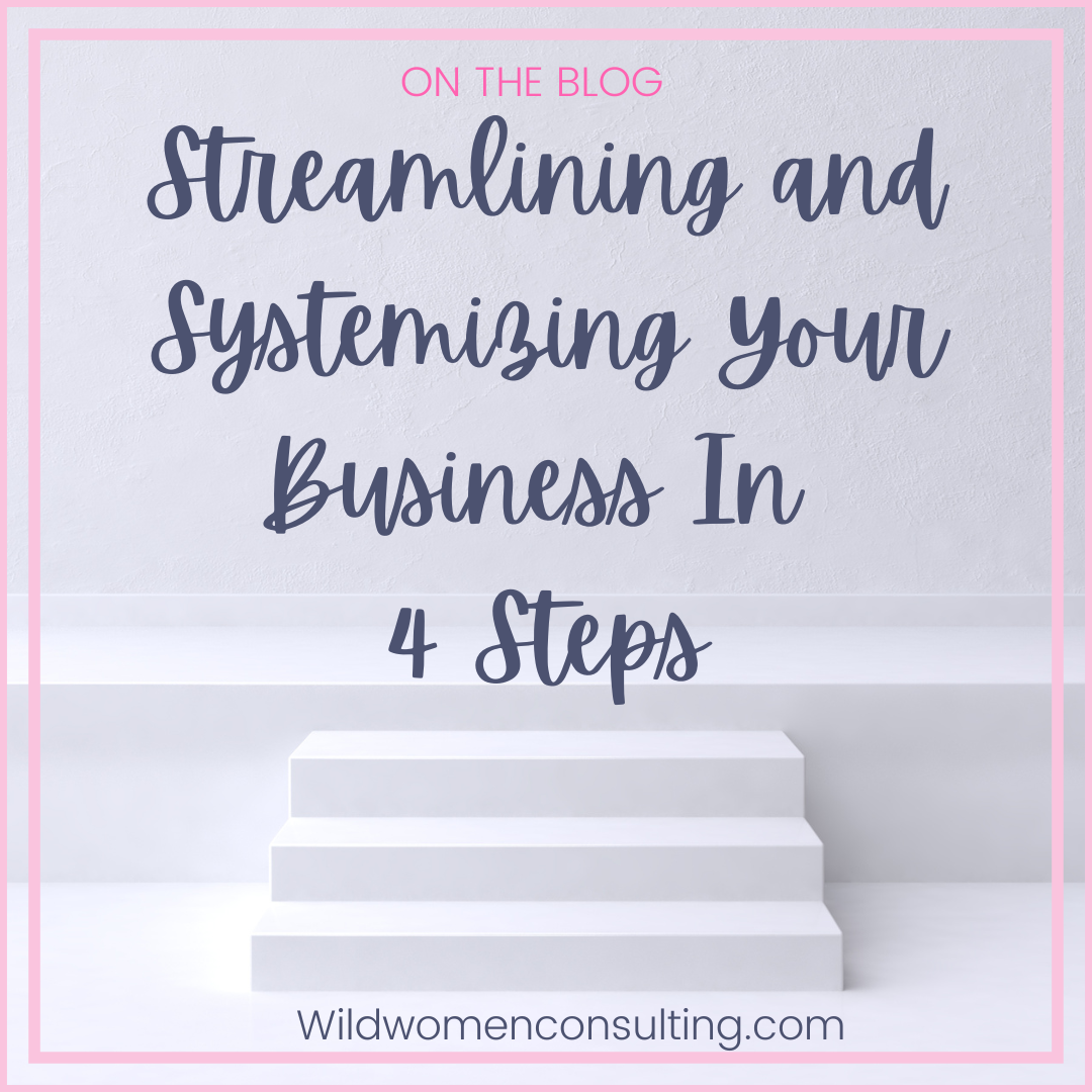 Streamlining and Systemizing Your Business In 4 Steps
