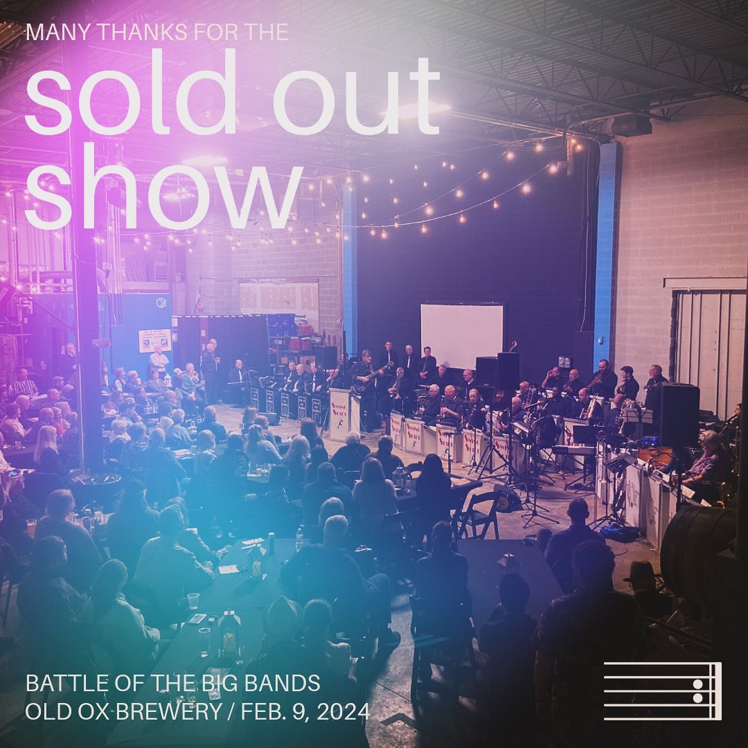 LJS is still riding high from Friday&rsquo;s SOLD-OUT show.

Thank you to everyone who helped make our Battle of the Big Bands a huge success! Our officers Rob Maletick, Lisa Fiorilli, and Caleb Nei worked tirelessly to put together the details. Our 