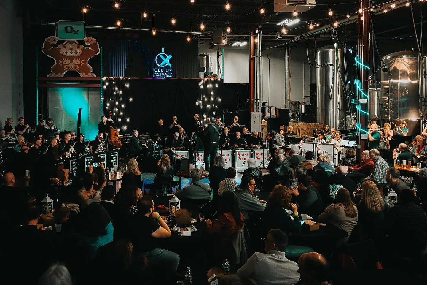 Here&rsquo;s one from last year&rsquo;s Battle of the Big Bands at Old Ox. Our next battle happens on October 11. Tickets at link in bio.