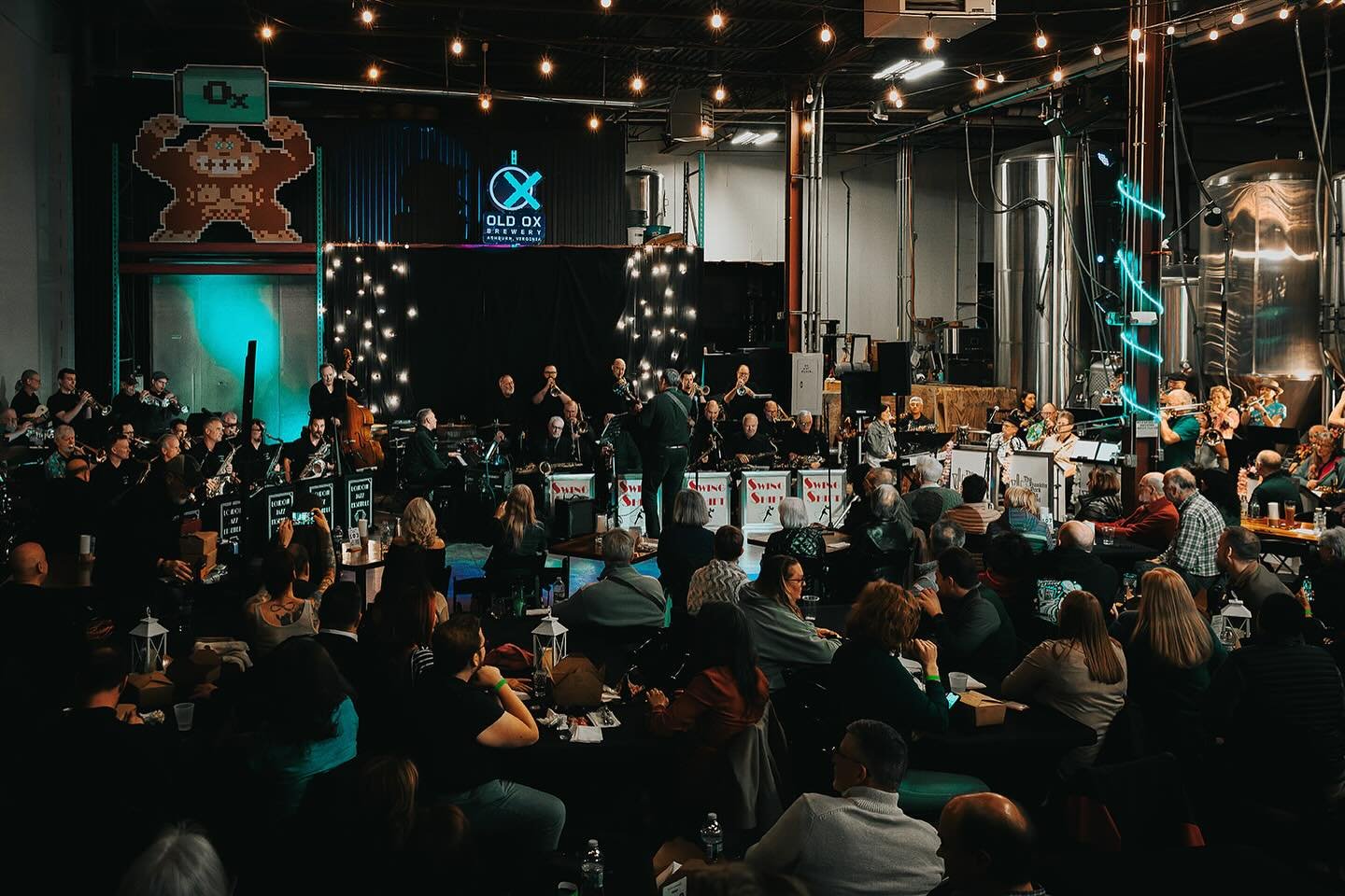 Here&rsquo;s one from last year&rsquo;s Battle of the Big Bands at Old Ox. Our next battle happens on October 11. Tickets at link in bio.