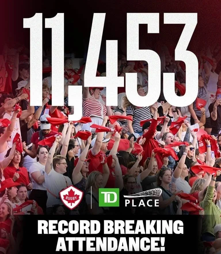 North American Attendance Record for Rugby Canada