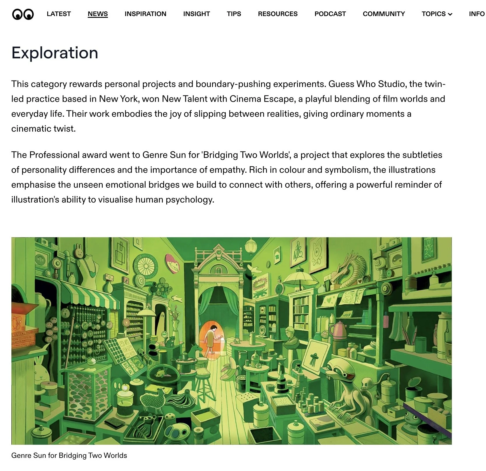 Featured in Creative Boom