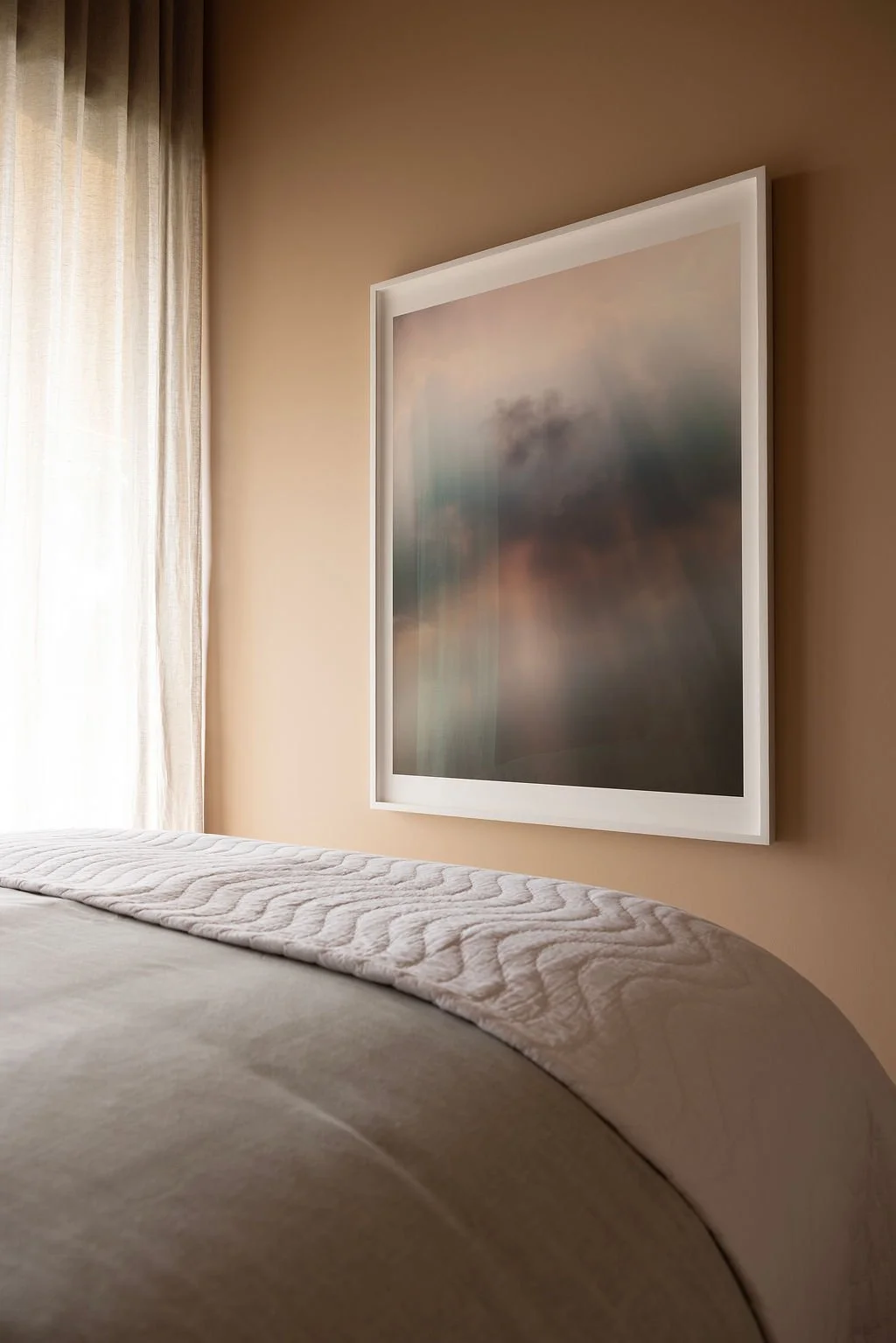 'fridayeightthirtyseven2020’ by Trevor Mein within ‘Dune’, Burleigh Heads, Queensland. Architecture and Interior Design by Graya. Interior Styling and Decoration by Villa Styling / Roche Interiors. Photography by Villa Styling.