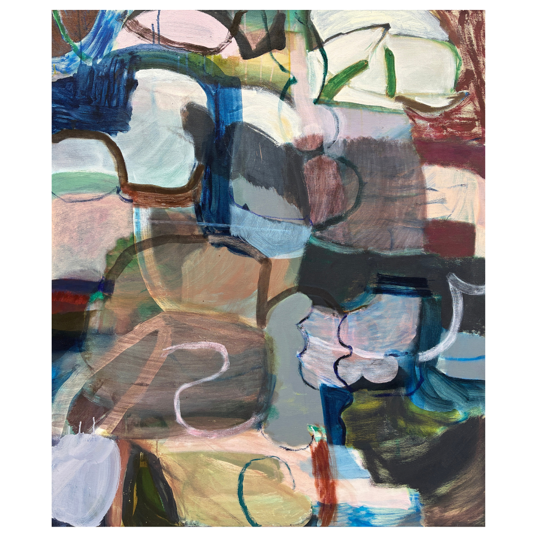 Diana Miller — Playdate With Nature (2026) — Acrylic on Linen — 115 cm x 97 cm