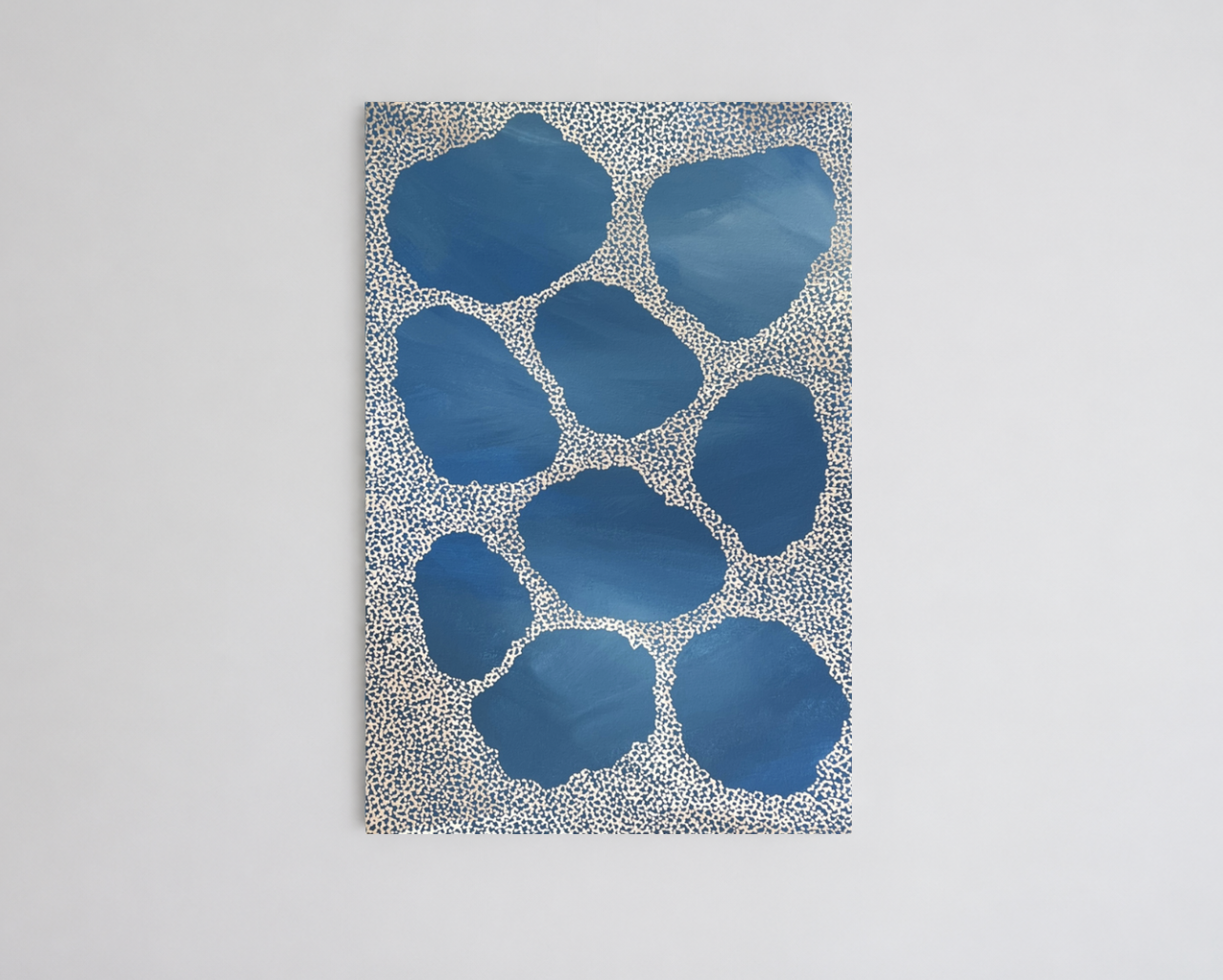 Hannah Lange — Ocean Rock Pools (2026) — Acrylic on Cotton Canvas — 51 cm x 34.5 cm