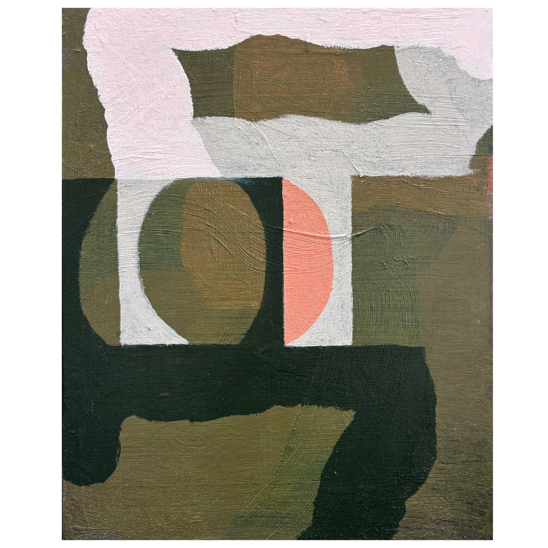 Diana Miller — Betwixt and Between (2026) — Acrylic on Board — 25.5 cm x 20.5 cm