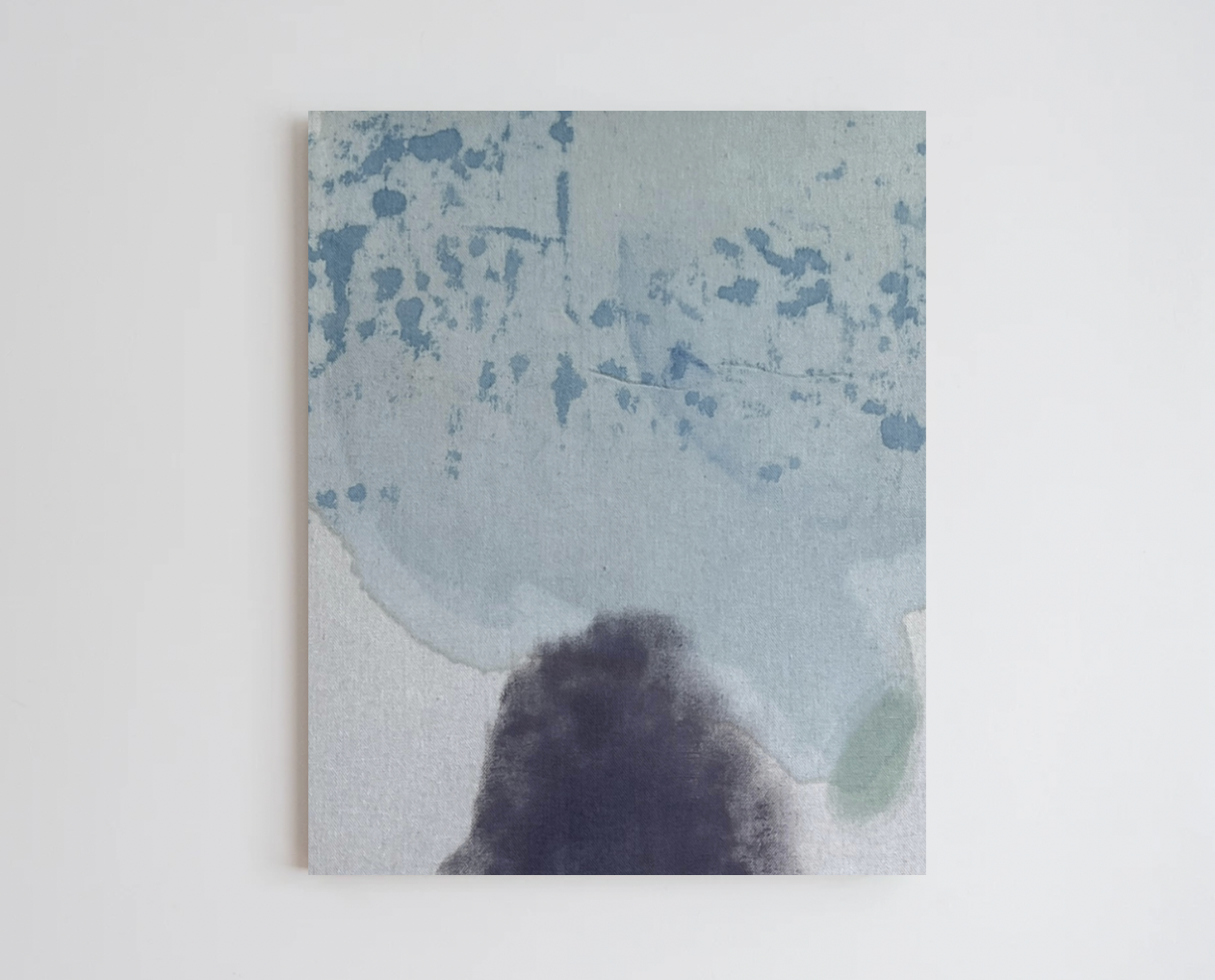 Emily Ebbs — August Green (2025) — Acrylic on Canvas — 50.2 cm x 42 cm