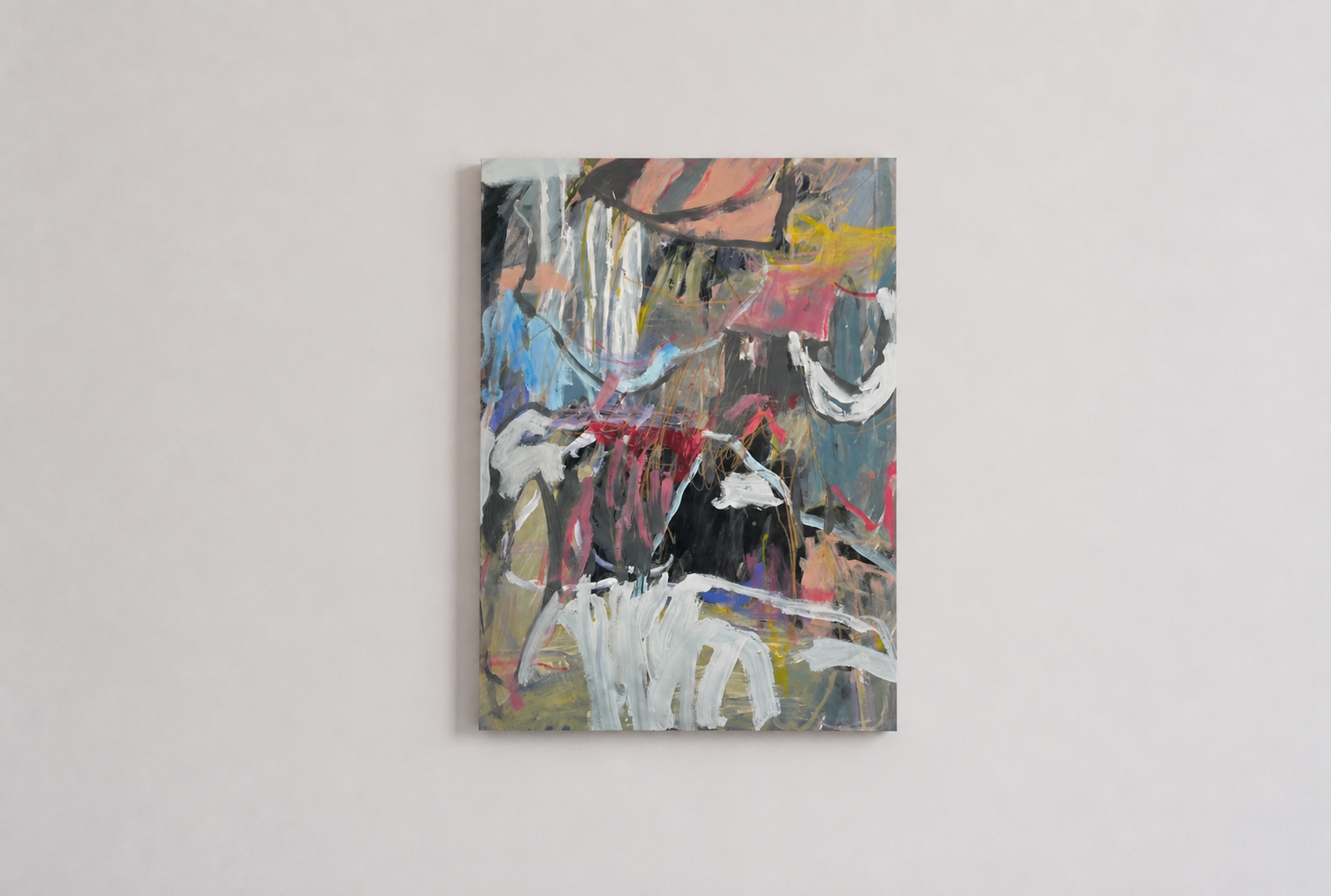 Kate Cox — Behind The Sun (2024) — Acrylic on Canvas — 100 cm x 76 cm