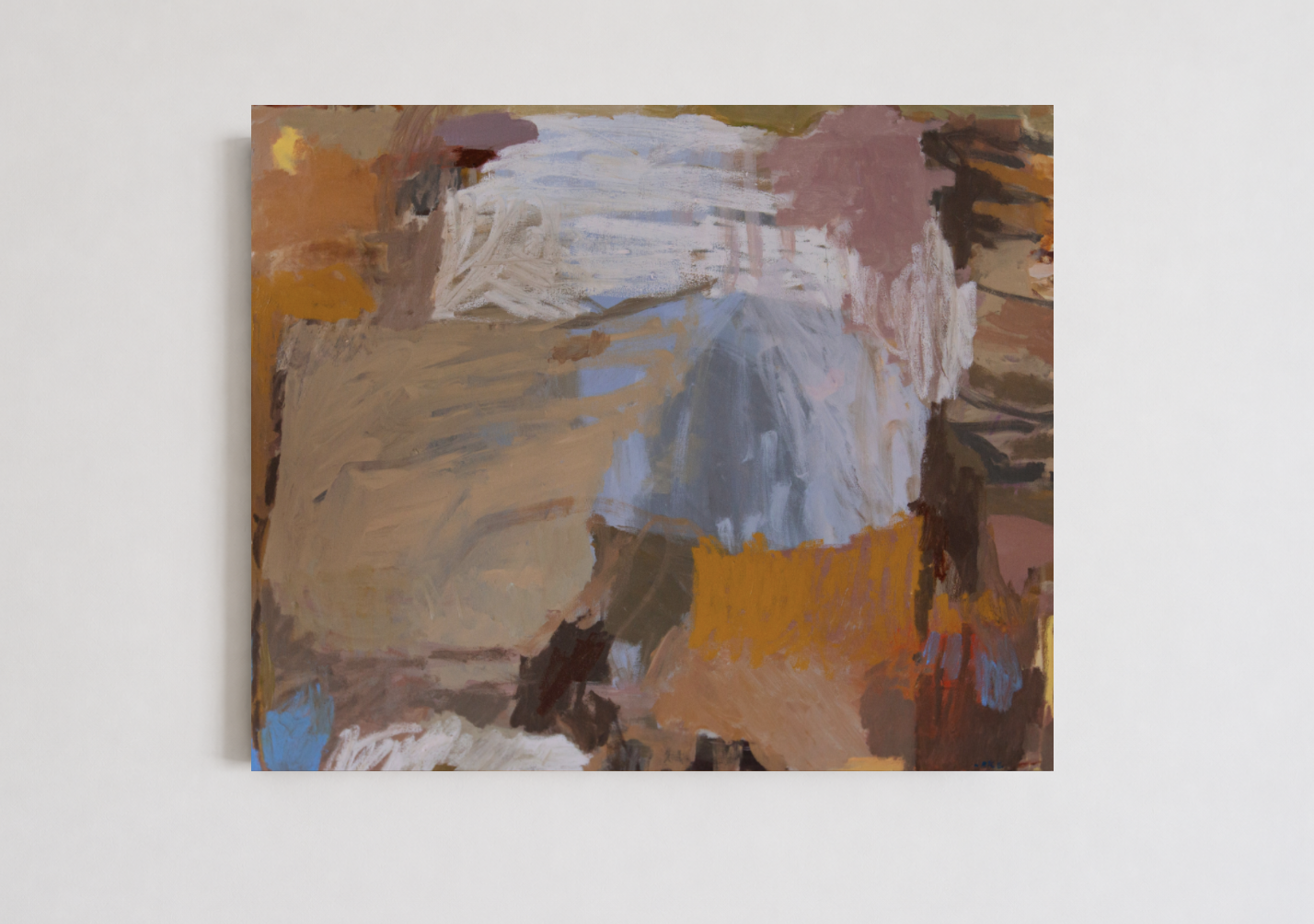 Lucy Rice — Long Days, Tender Hearts (2026) — Acrylic and Oil Stick on Canvas — 100 cm x 120 cm