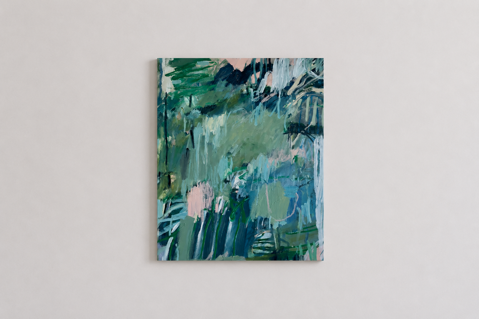 Kate Cox — Clear Tide (2023) — Acrylic on Canvas — 117 cm x 92.5 cm