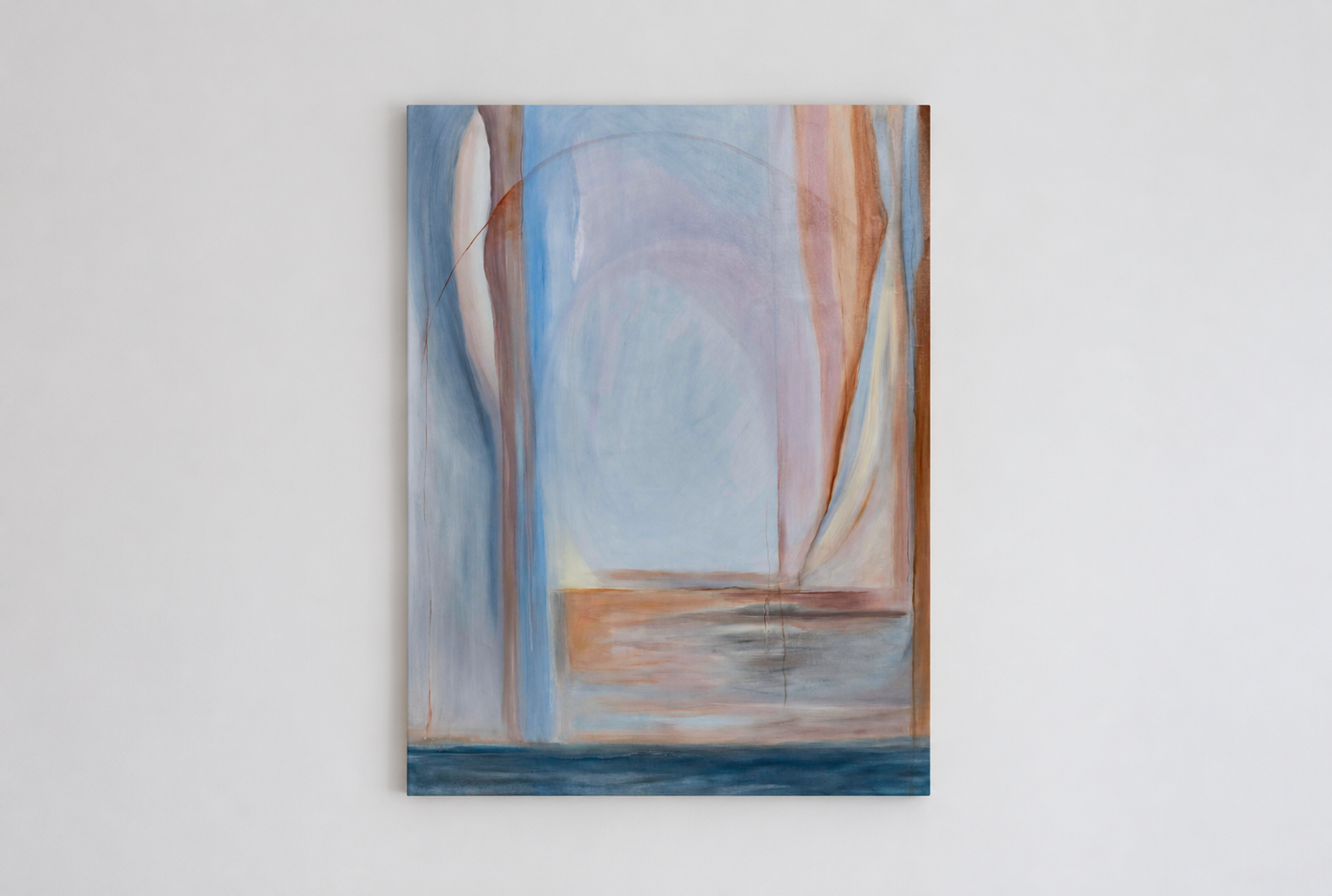 Helle Cook — Nordic Notions (2024) — Oil on Canvas — 152 cm x 112 cm