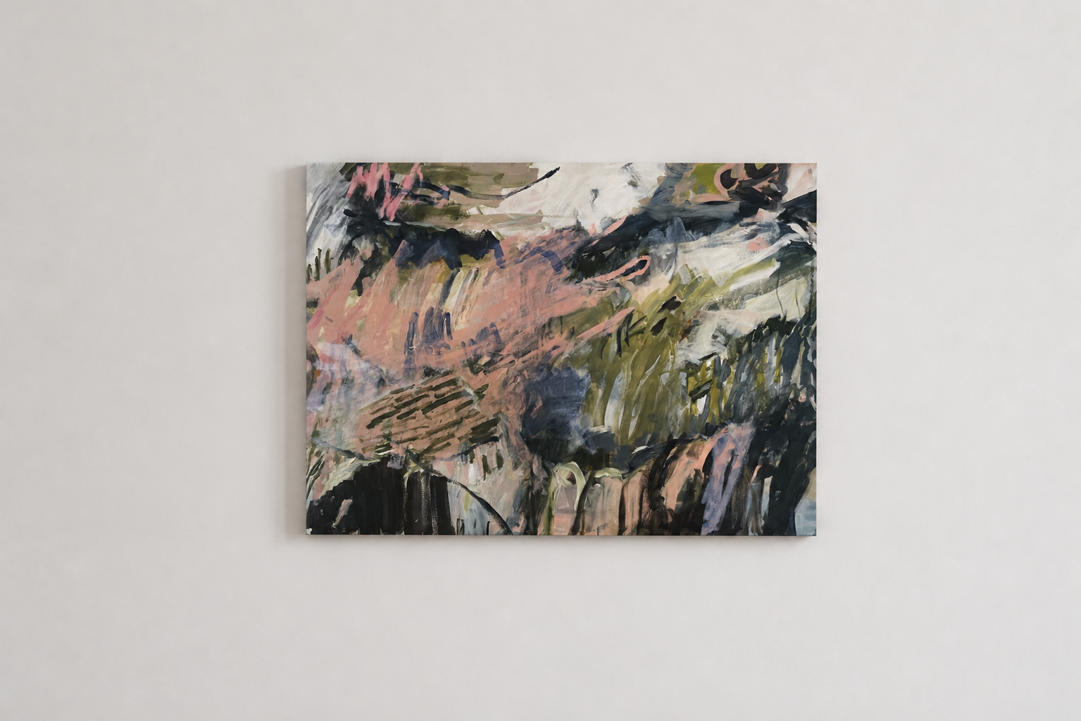 Kate Cox — Accelerates Part One (2022) — Acrylic on Canvas — 86 cm x 120 cm