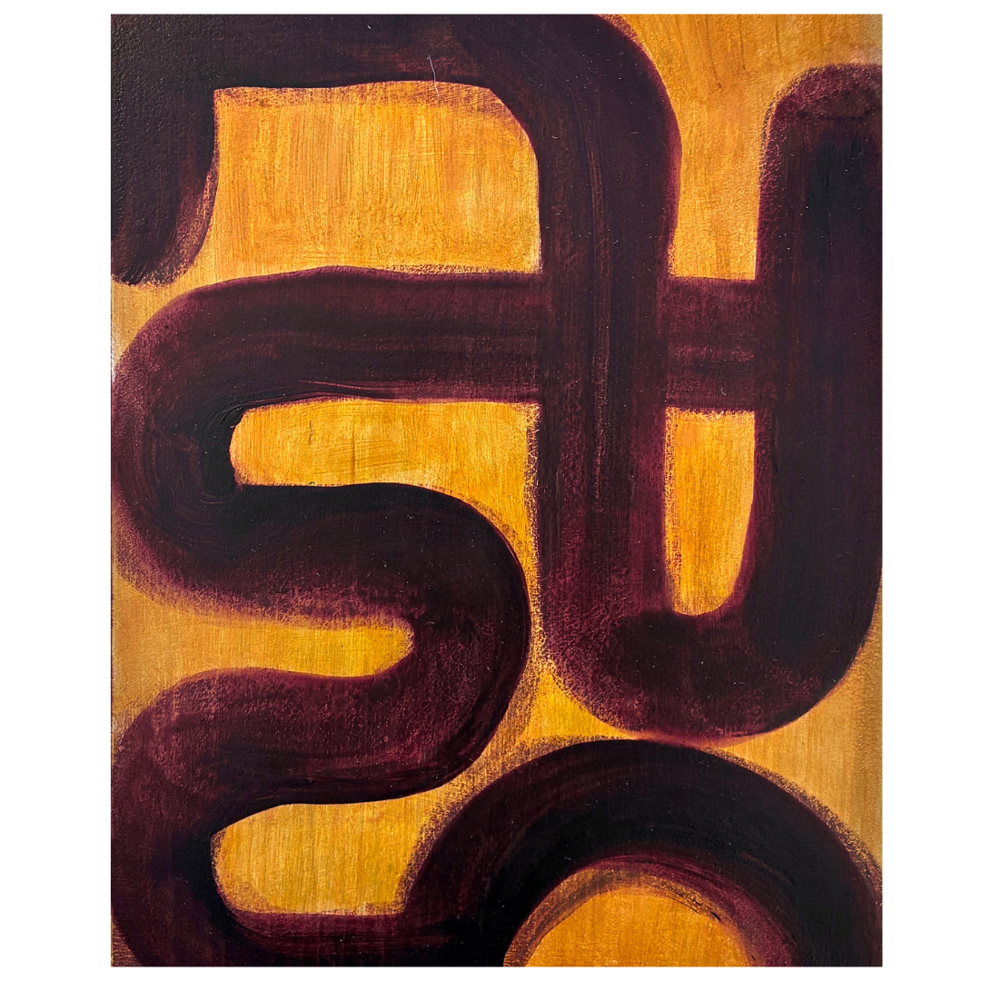 Diana Miller — Destination Nowhere (2026) — Acrylic on Board — 30.5 cm x 22.8 cm