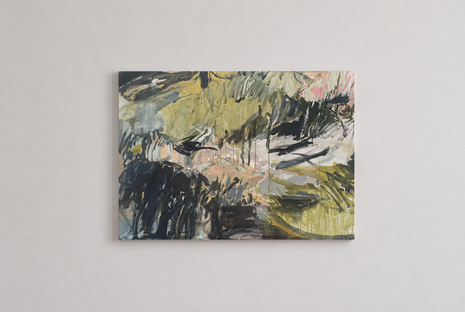 Kate Cox — Accelerates Part Two (2022) — Acrylic on Canvas — 86 cm x 120 cm