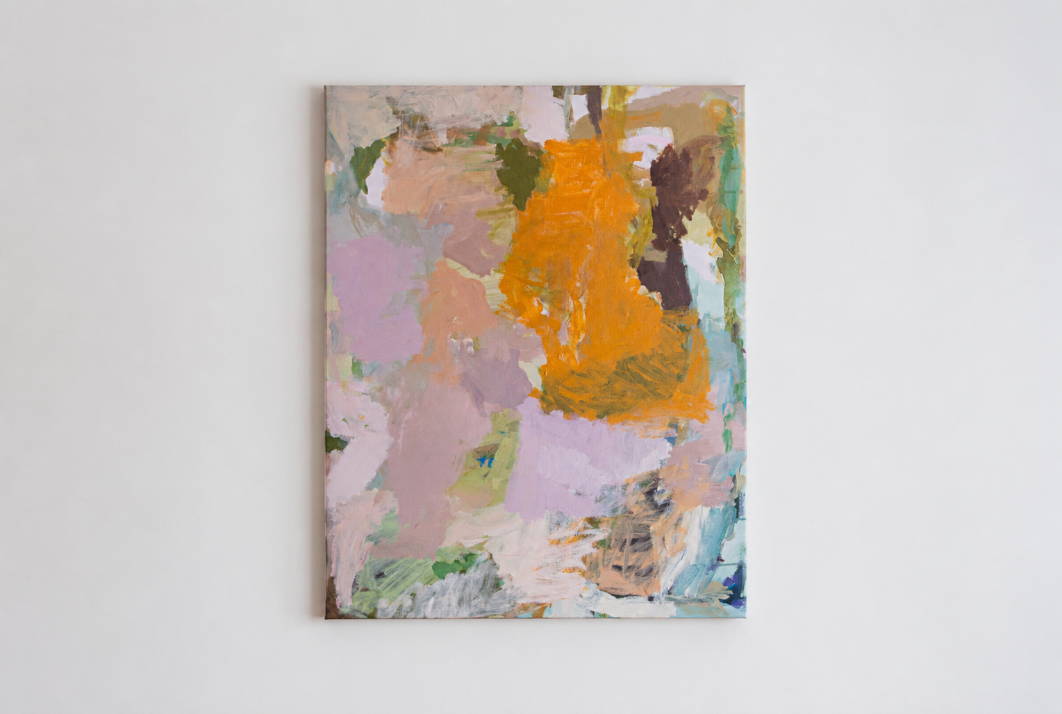 Lucy Rice — Just Another Love Letter (2024) — Acrylic and Pastel on Canvas — 90 cm x 70 cm