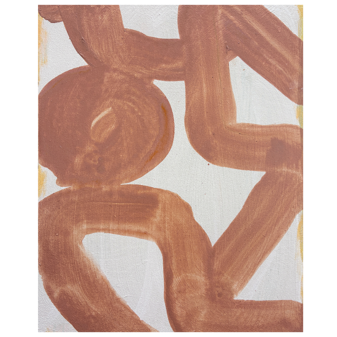 Diana Miller — Calm Clay (2026) — Acrylic on Board — 30.5 cm x 22.8 cm