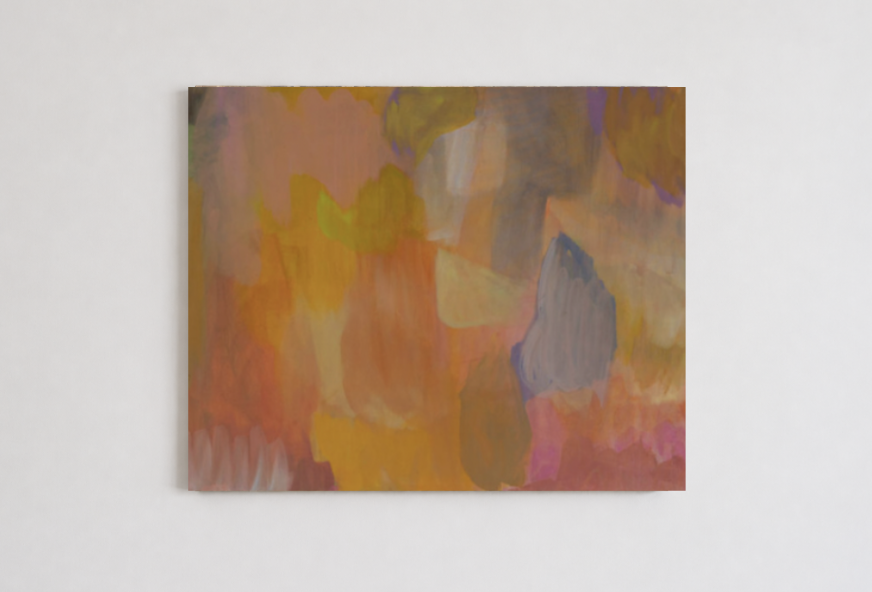Sarah Darling — Slipping Colours Left To Right (2025) — Oil On Canvas — 80 cm x 100 cm