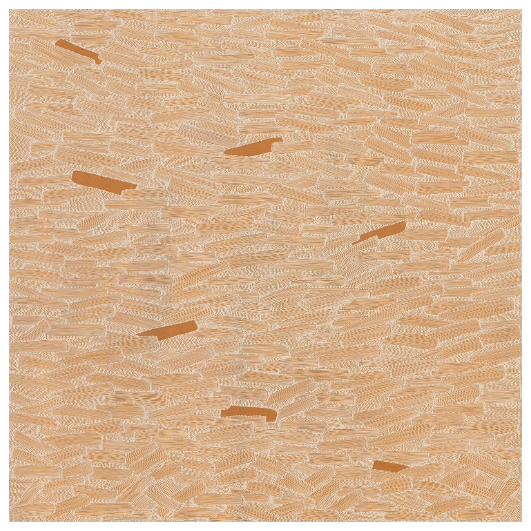 Konstantina — Guwirang (2025) — Acrylic on Linen — 140 cm x 140 cm