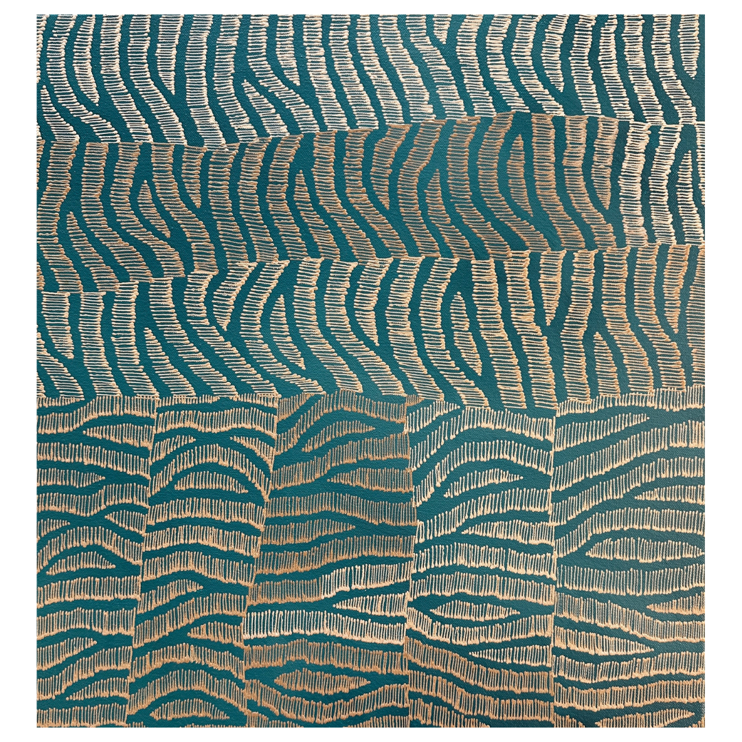 Hannah Lange — Where The River Meets The Ocean (2025) — Acrylic on Cotton Canvas — 45.5 cm x 42.5 cm