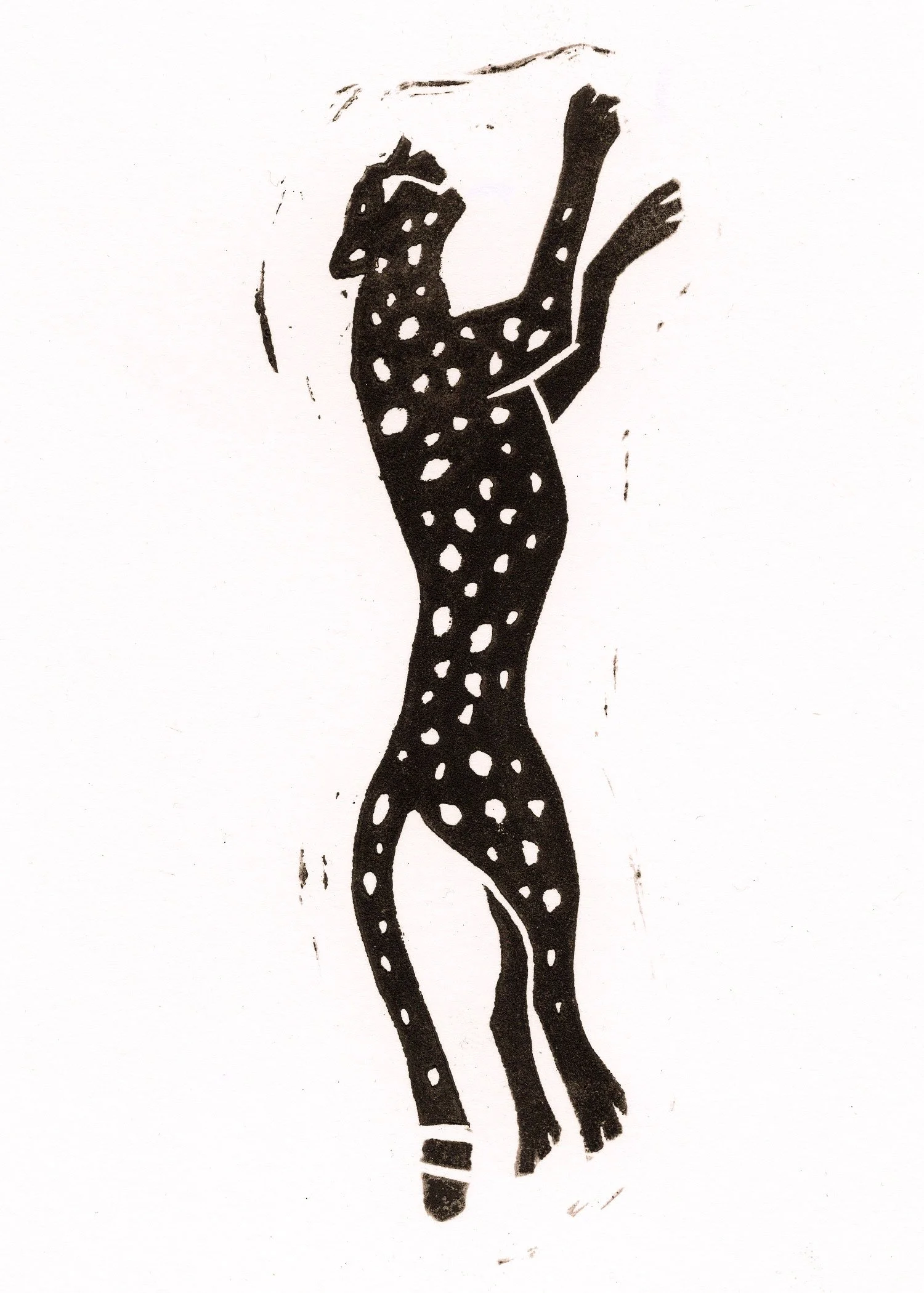 Cheetah Block Print