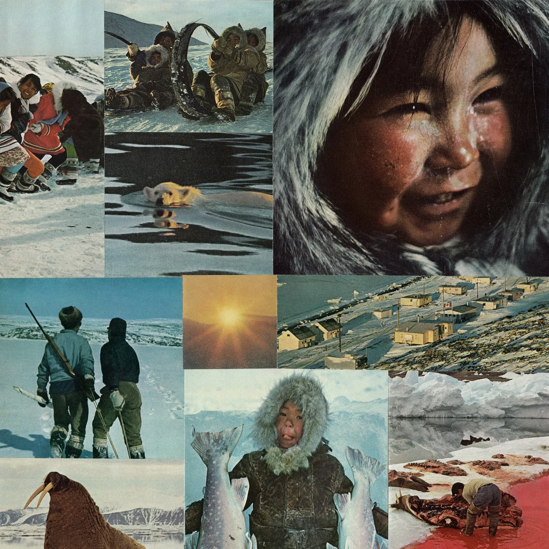 Shivering Wedge of Civilization | Original Collage