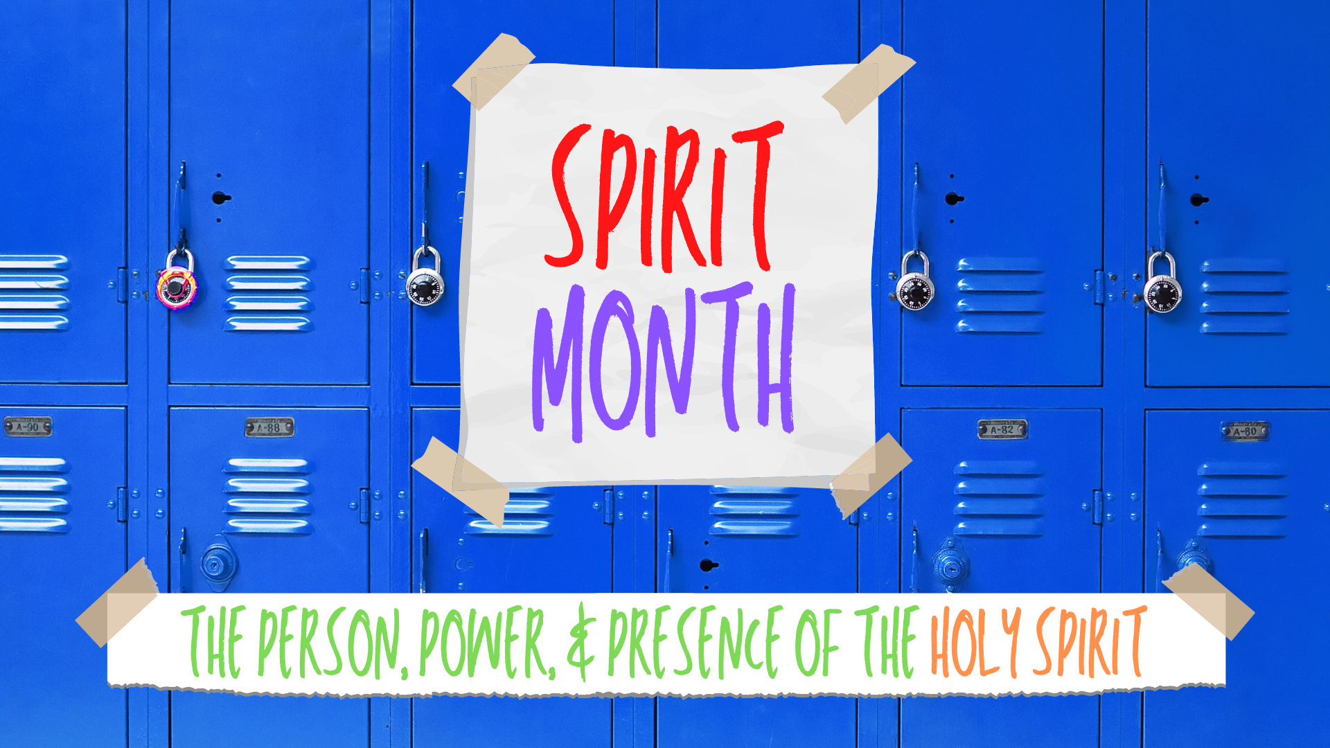 Spirit Month, Sermon.png