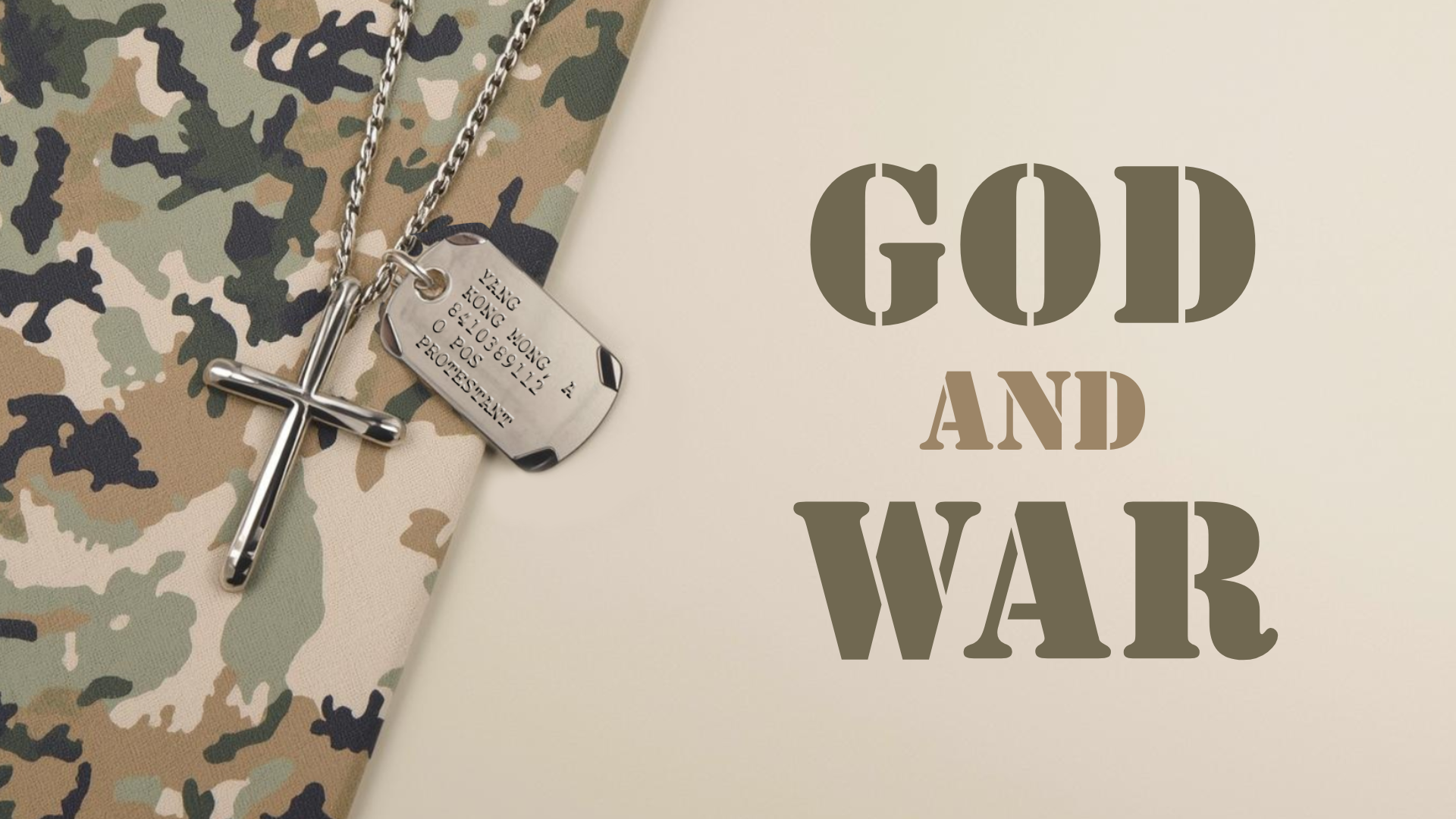 Service: Why Did God Command War in the Old Testament?