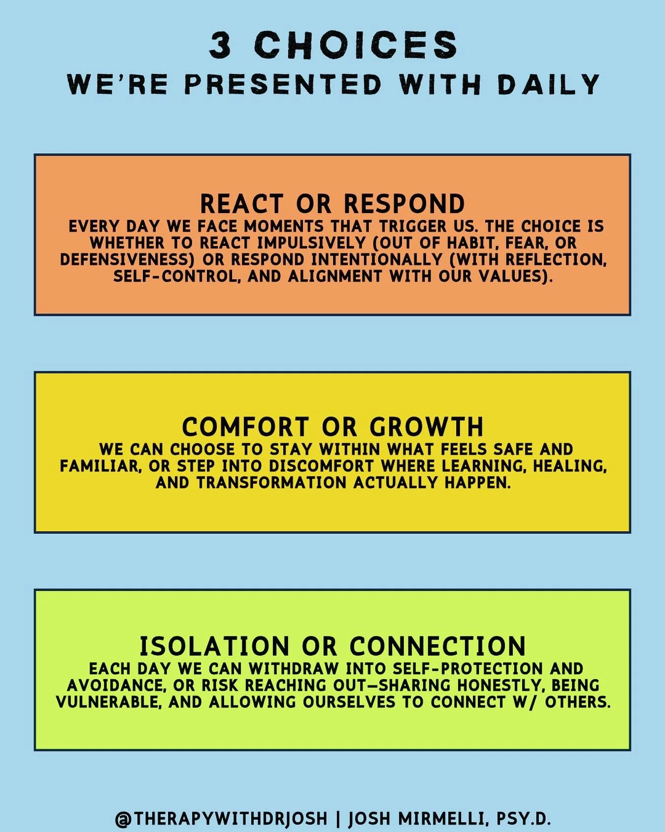 Every single day, we&rsquo;re presented with choices&mdash;quiet crossroads that determine the shape of our lives. They don&rsquo;t always look dramatic, but they add up to everything:

👉 Do I react from habit, or respond from intention?
👉 Do I cli