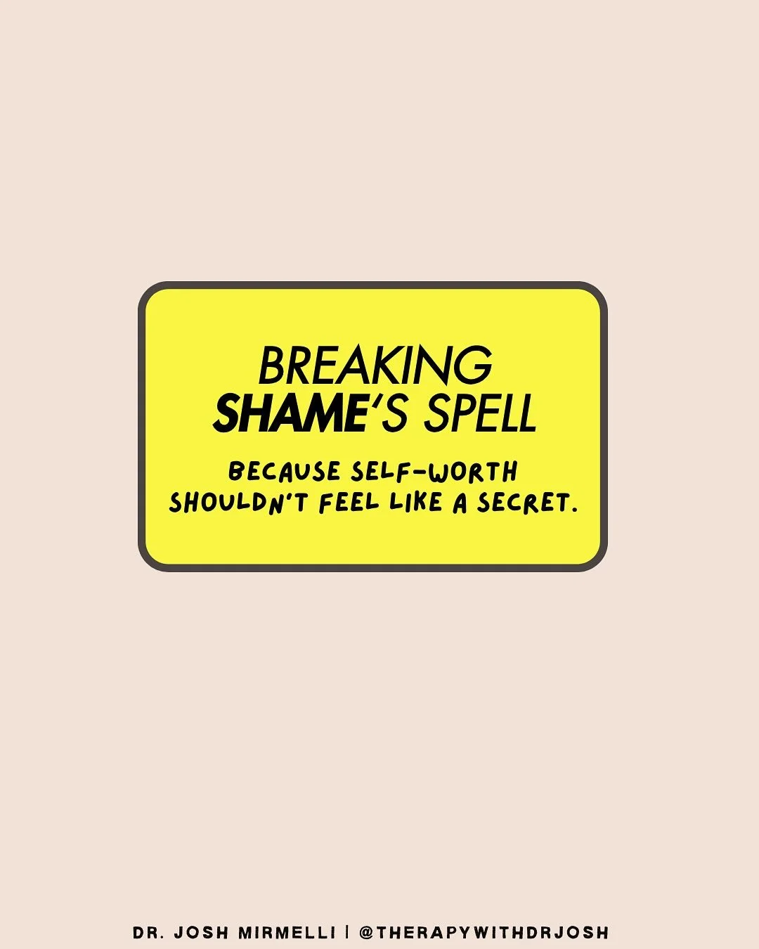 Shame isn&rsquo;t just a feeling&mdash;it&rsquo;s a belief system. And if no one helps you name it, you&rsquo;ll spend a lifetime trying to out-perform it. This post is for the overthinkers, the perfectionists, the ones who filter themselves for love