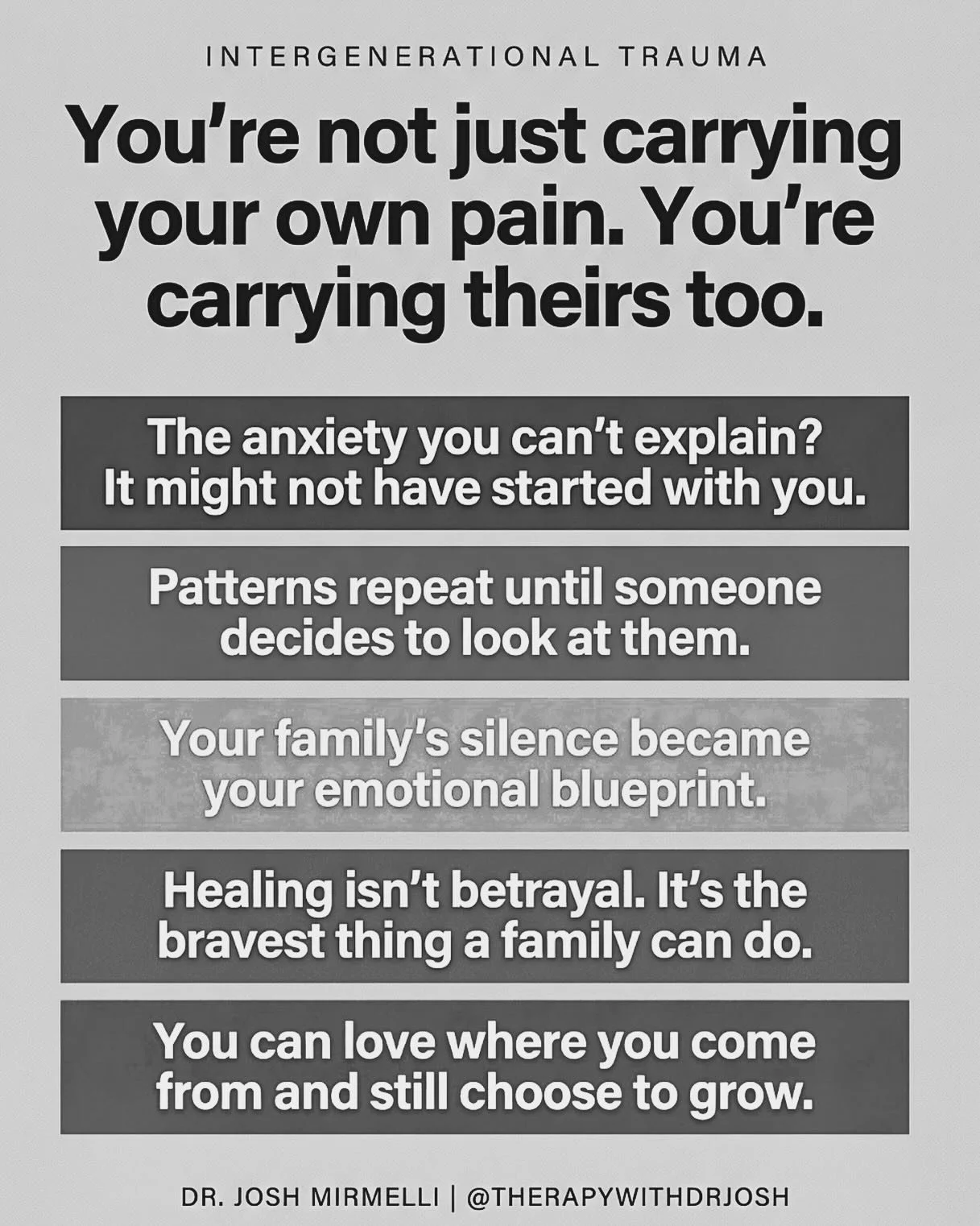 Most people don&rsquo;t realize how much of what they feel didn&rsquo;t actually originate with them. Anxiety that feels unplaceable, emotional reactions that feel disproportionate, patterns in relationships that don&rsquo;t quite make sense&mdash;yo