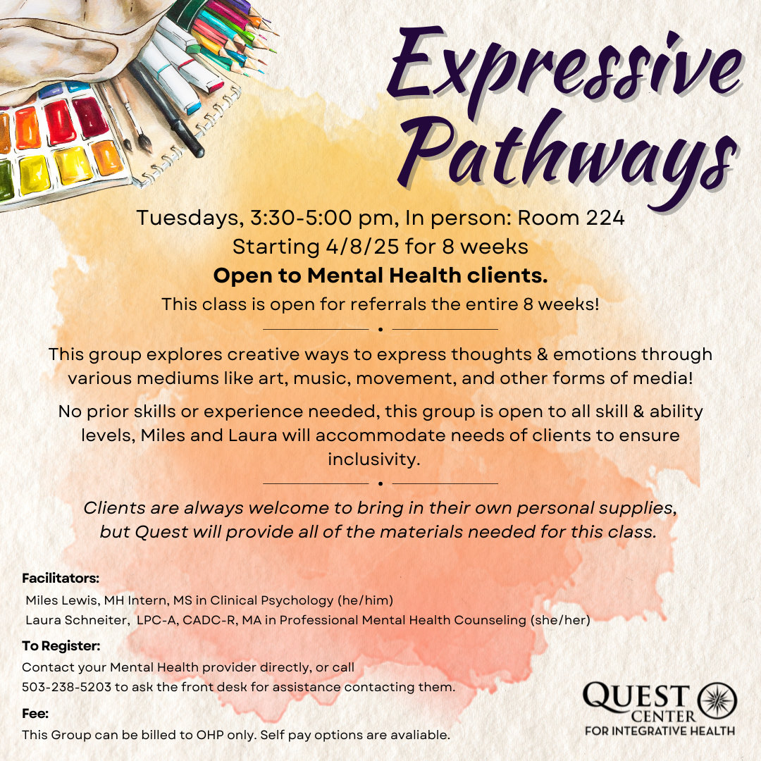 Printable Client Group — Quest Center for Integrative Health