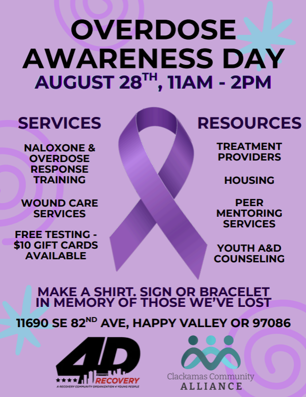 Overdose Awareness Day Resource Fair