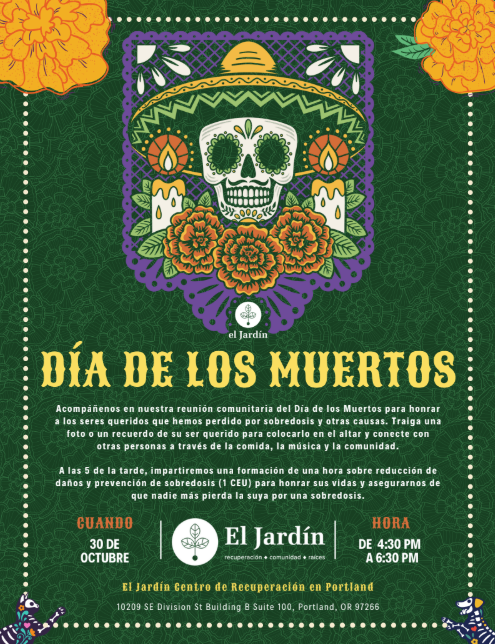 El Jardin Dia De Los Muertos Community Event