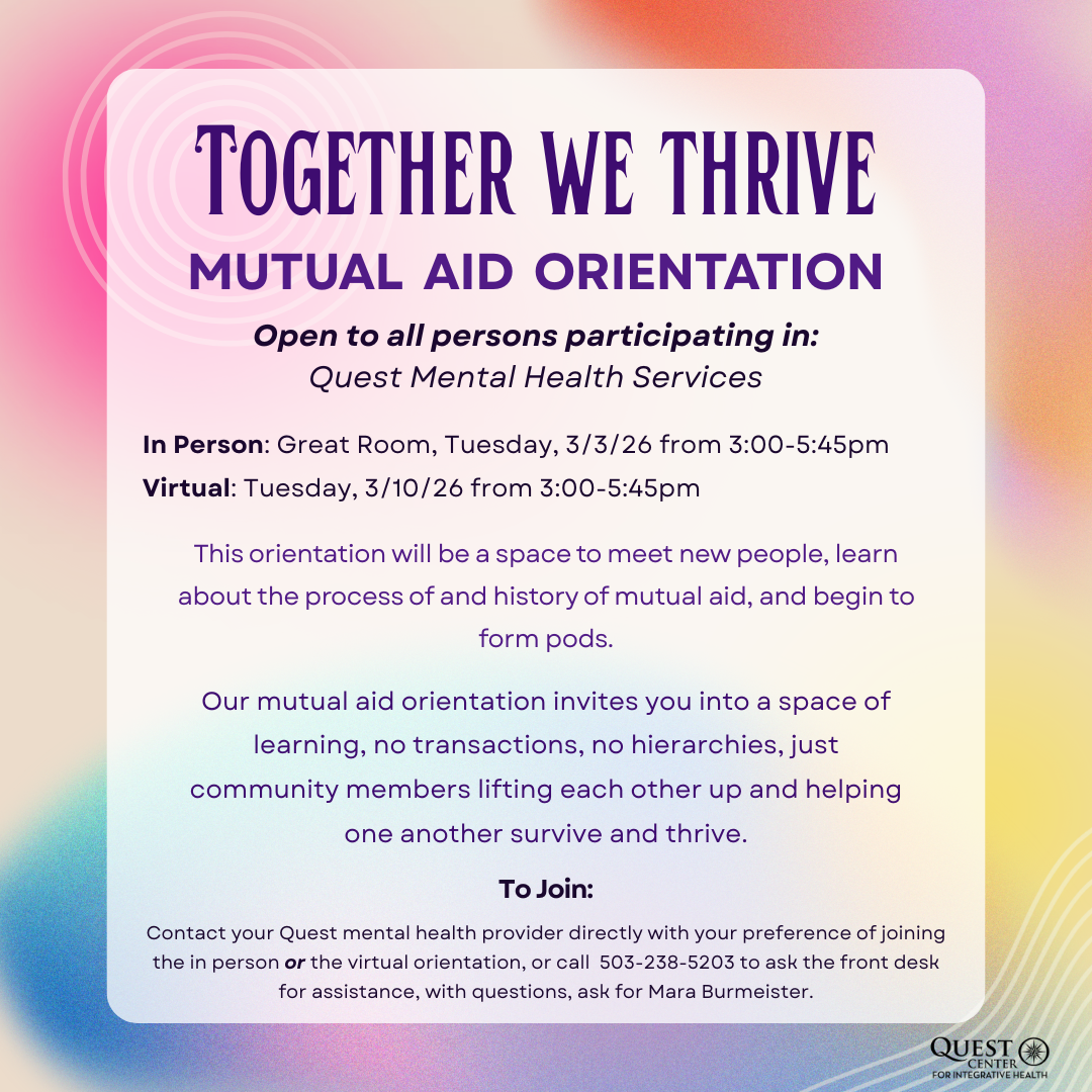 Together We Thrive Mutual Aid Orientation