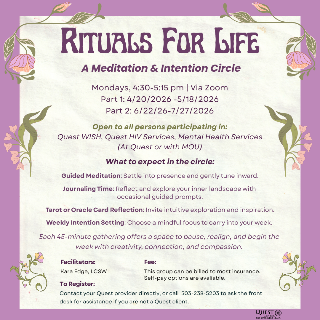 Rituals for Life: A Meditation &amp; Intention Circle